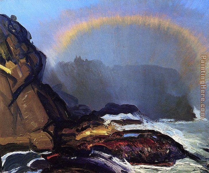 Fog Rainbow painting - George Bellows Fog Rainbow art painting
